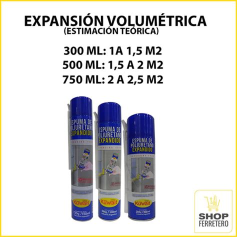 Espuma Poliuretano Expandido Aerosol Ml Kuwait X Unid Shop