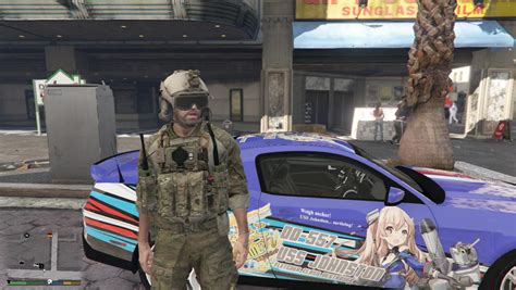 Uss Johnston Dd Kantai Collection Itasha For Ford Mustang