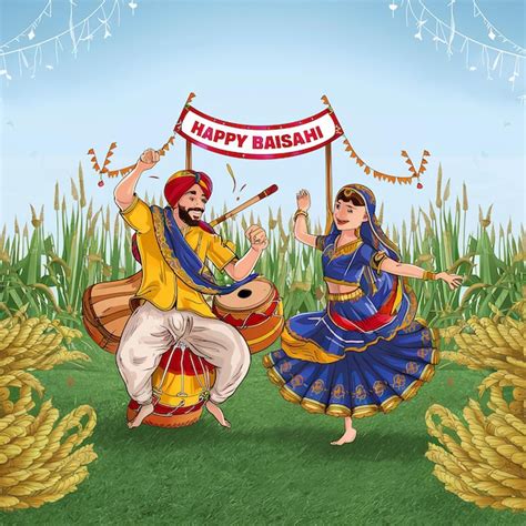 Premium Photo Baisakhi Happy Baisakhi Vaisakhi Festival Background