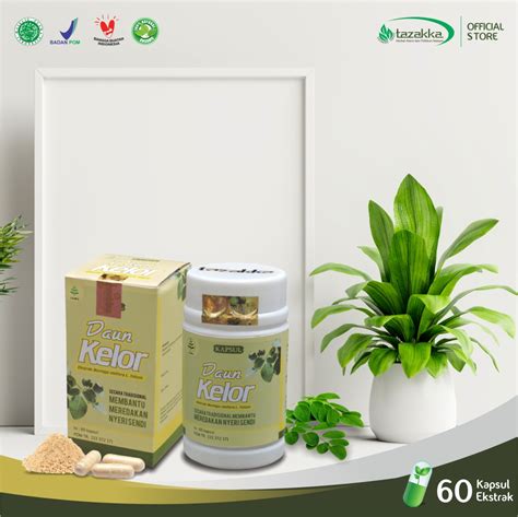 Daun Kelor Moringa Ekstrak Herbal Tazakka Asli Original Isi 60 Kapsul