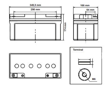 Batteria Zenith V Ah Agm Ciclica Cp Zl Elebatt It