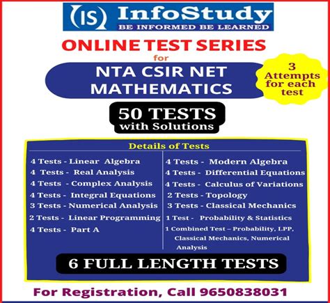 India S Best Online Test Series For Csir Net Jrf Mathematics