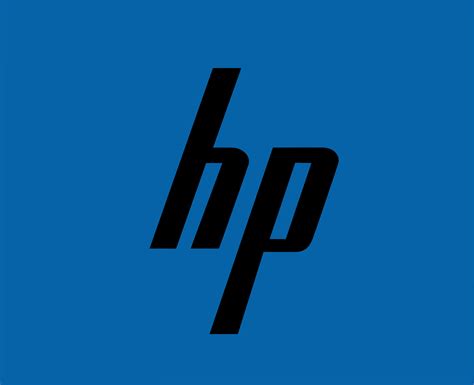 HP Brand Logo Computer Symbol Black Design Usa Laptop Vector ...