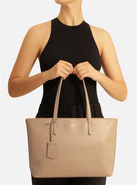 Bolsa Shopping Nude Manu Grande Arezzo