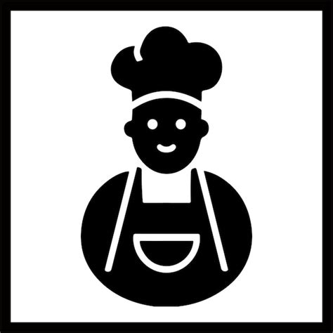 Premium Vector Chef Or Baker Silhouette Vector Image