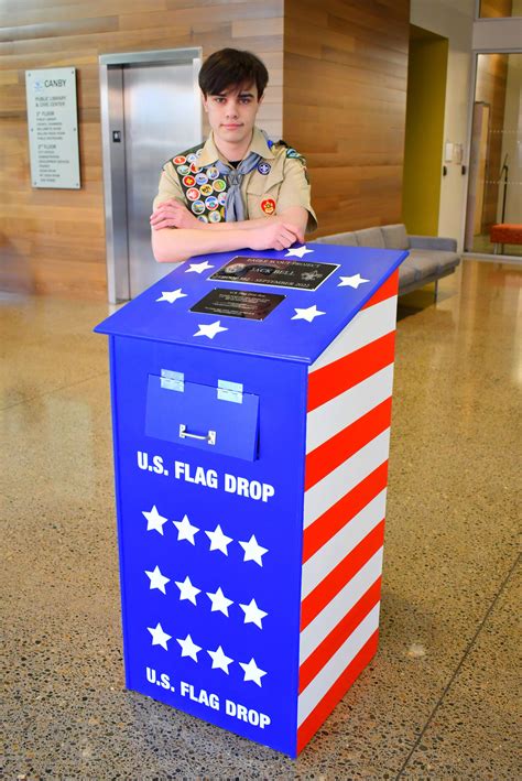 Eagle Scout Project - US Flag Retirement Box in 2025 | Eagle scout