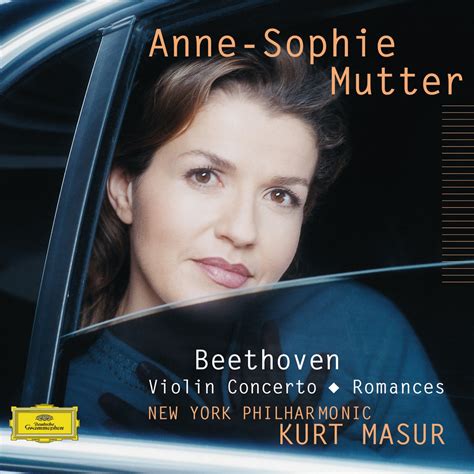 Beethoven Violin Concerto Romances Live Album By Anne Sophie