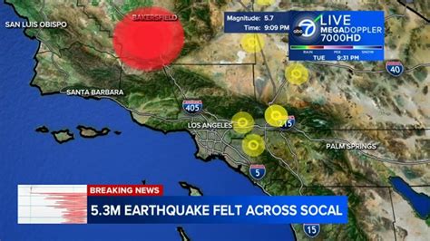 Earthquake coverage: Magnitude 5.2 quake strikes Kern County, shaking ...