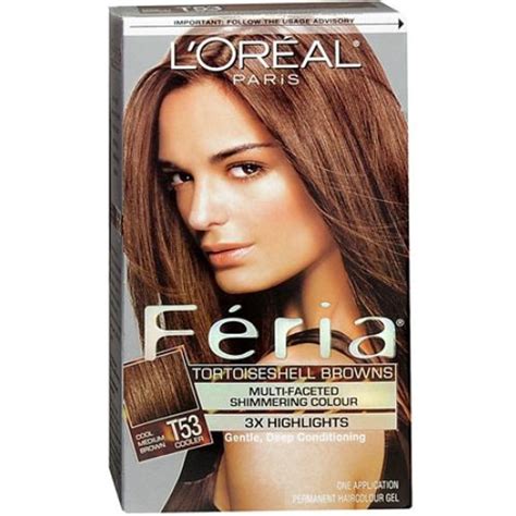 L Oreal Paris Feria Multi Faceted Shimmering Color Cool Medium Brown [t53] 1 Ea Pack Of 2