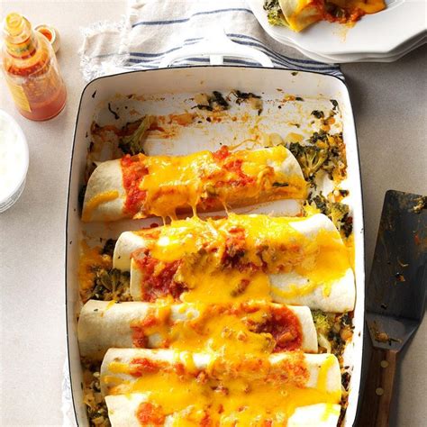 Spinach Mushroom Enchiladas Recipe How To Make It