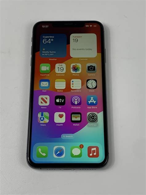 Apple Iphone Xs Max 64gb Unlocked A1921 Space Gray Broken Ebay