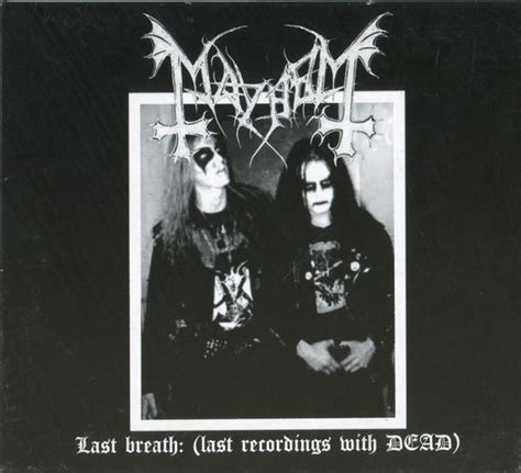 Mayhem Dead Album Cover Actual Photo