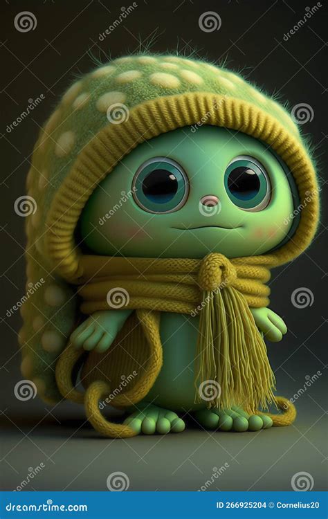 Cute Baby Alien Stock Illustration Illustration Of Fantasy 266925204