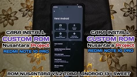 Install Custom Rom Nusantara Project V Toba Official Android T