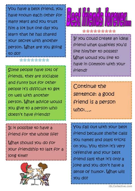 Friendship English Esl Worksheets Pdf And Doc