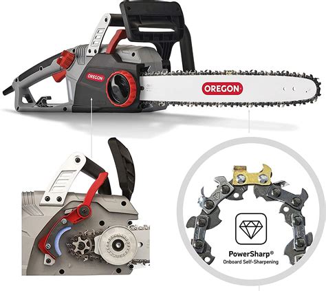 Oregon Cs Corded Electric Chainsaw Bar Equipped With