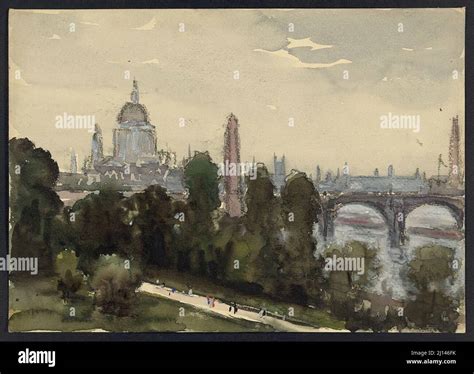 London England Vintage Art Stock Photo Alamy