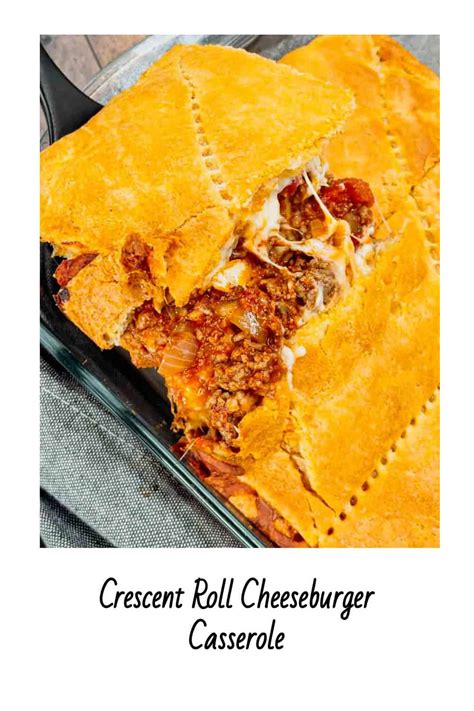 Crescent Roll Cheeseburger Casserole This Is Not Diet Food