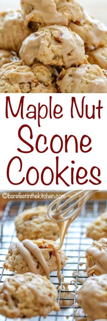 Maple Nut Scone Cookies Barefeet In The Kitchen