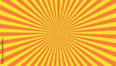 Yellow And Orange Starburst Background Stock Illustration Adobe Stock