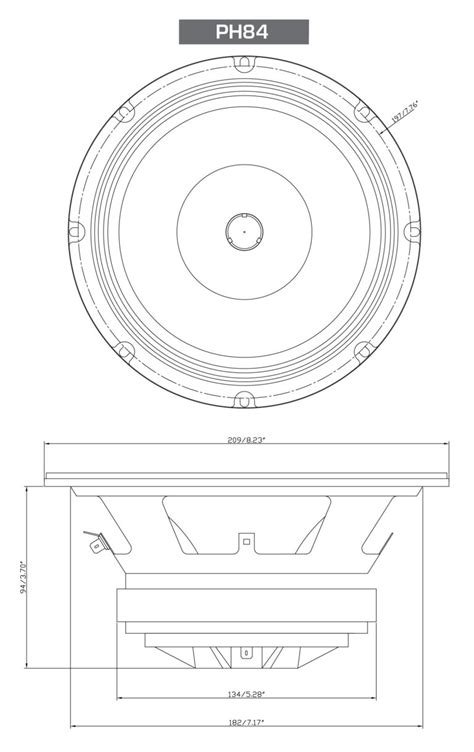 PH84 8 PRO Full Range Co Ax Horn Speaker Pair Cerwin Vega Horn