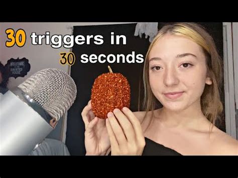 Asmr Triggers In Seconds Youtube