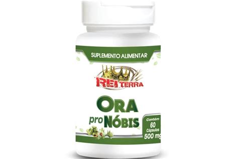 Cápsulas de Ora Pro Nóbis 60 Caps 500 Mg Rei Terra