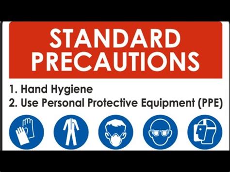 Standard Precautions Infection Control Youtube