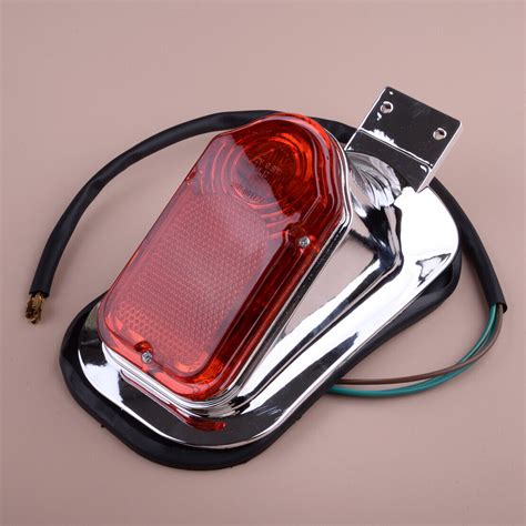 12V Motorcycle Tombstone Brake Tail Light Signal Fit For Honda Kawasaki