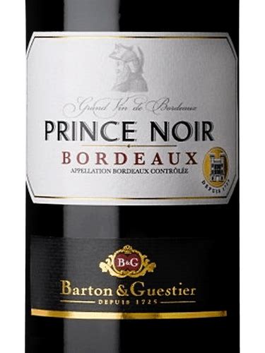 Barton Guestier Bordeaux Prince Noir Vivino