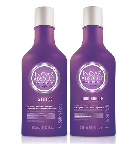 Inoar Speed Blond Kit 2 Produtos Shampoo Condicionador 250ml