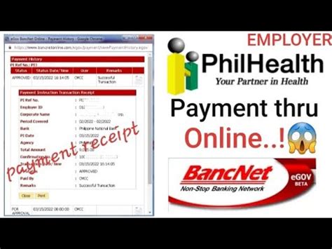 Philhealth Payment thru online || eGov || employer - YouTube