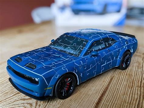 One Piece At A Time 3D Puzzle Dodge Challenger SRT Hellcat Redeye