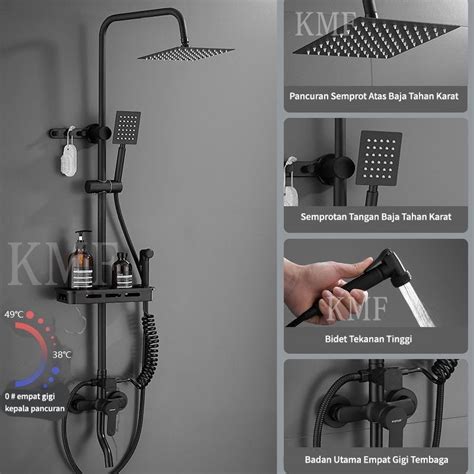 jual shower  set shower set kamar mandi rain shower keran cabang