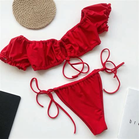 Stock Women Bikinis 2022 Swimwear Women Swimsuit Summer Microkini Beach Bathing Suit Sexy Bikini