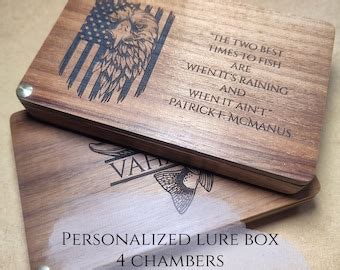 Personalized Fly Fishing Box Engraved Fishing Fly Box 70 Fly Box