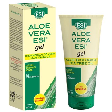 Esi Aloe Vera Gel Enriched With Vitamin E And Tea Tree Oil Ml