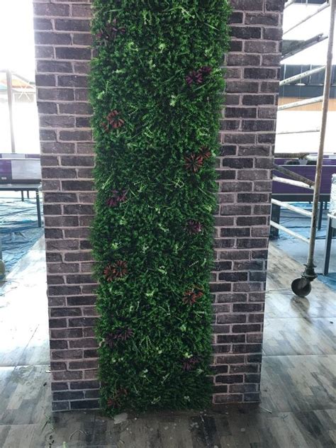 Plastic Artificial Vertical Green Wall For Decoration At Rs 150 Sq Ft