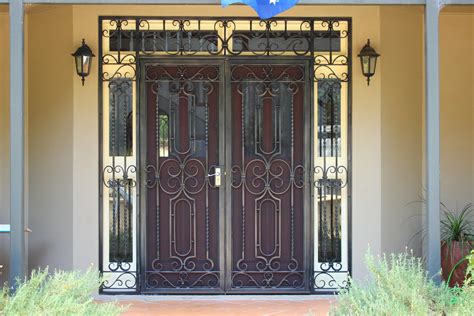 6 Advantages Of Wrought Iron Security Front Doors