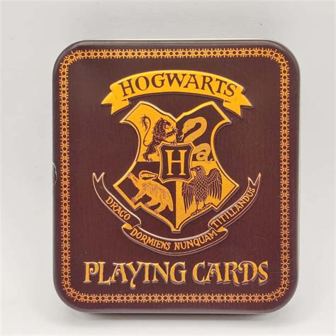 Harry Potter Hogwarts Playing Cards In Very Collectable Tin S