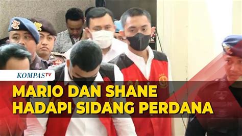 Sidang Perdana Mario Dandy Dan Shane Lukas YouTube