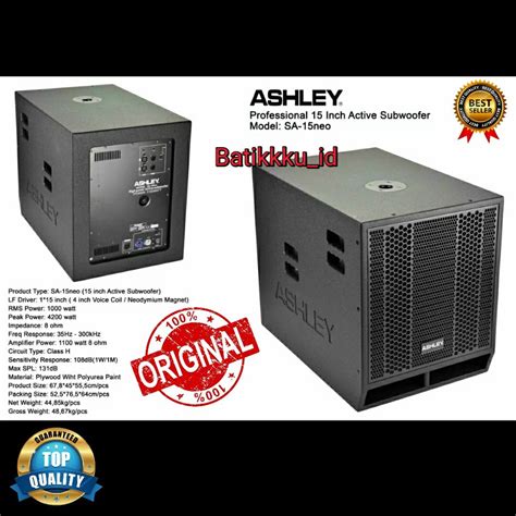 Jual Subwoofer Aktif Ashley Sa Neo Sa Neo Sa Neo Sa Neo