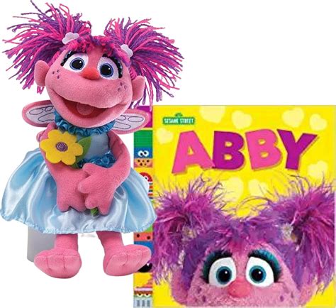 Sesame Street Abby Cadabby Plush Doll And Board Book T Set Amazon