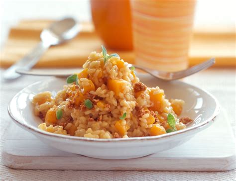 K Rbis Risotto Mit Amarettini Rezept Eat Smarter