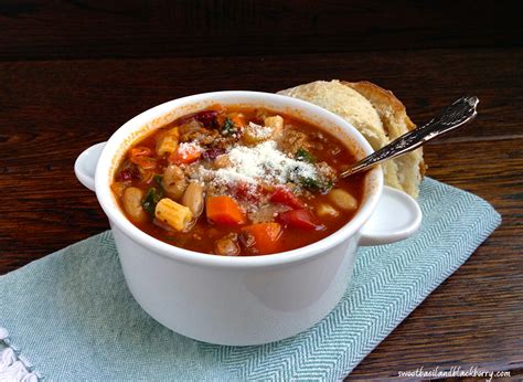 Pasta E Fagioli Soup Sweet Basil And Blackberry