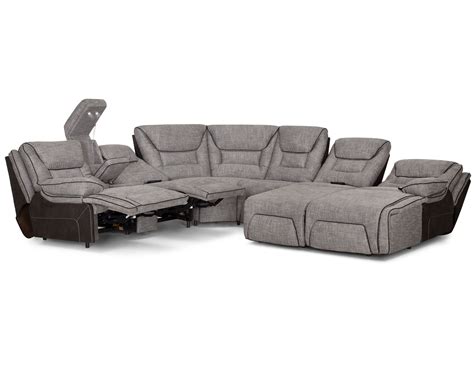 Power Reclining Sectional Sofa With Chaise | Baci Living Room