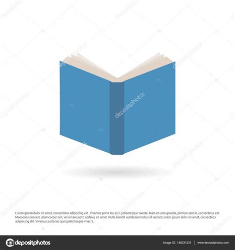 Open Book Icon Stock Vector By Ibrandify