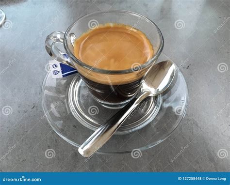 Espresso time stock photo. Image of relax, time, coffee - 127258448