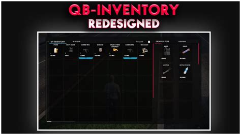 Advance Ui Qb Inventory For Your Fivem Roleplay Qbcore Qb Inventory