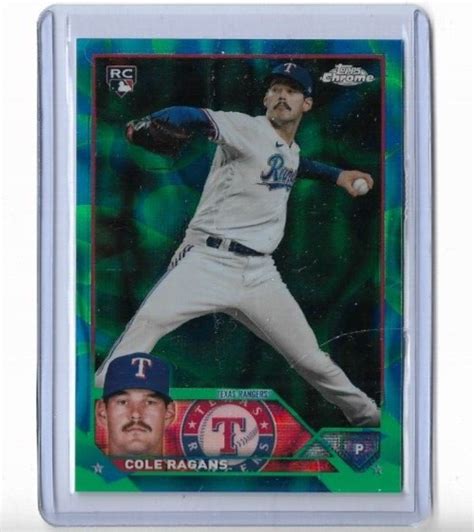 COLE RAGANS 2023 Topps Chrome Update ROOKIE Blue Green Lava Ref 13 125